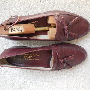 Bally 10 1/2 cordovan loafers